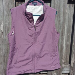 Burberry Golf  Purple Zip Vest. Small